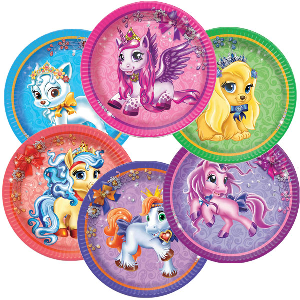 Тарелки одноразовые "Волшебные питомцы"