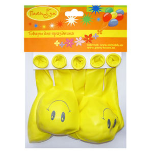 Шар Смайл, Пастель Желтый 1 ст