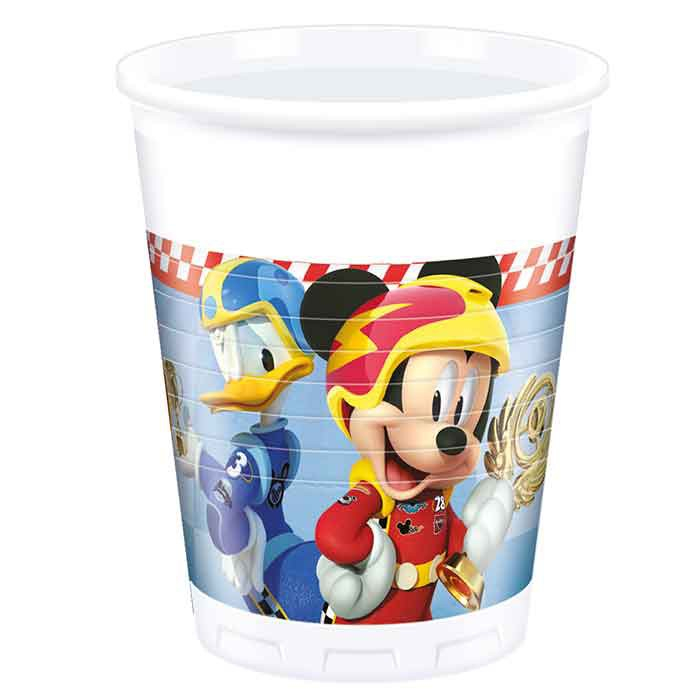 Стаканы пластиковые "Микки Маус Гонщик" /Mickey Roadster